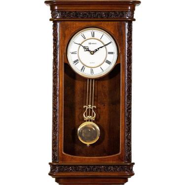 Imagem de Relogio de parede herweg antigo madeira com pendulo