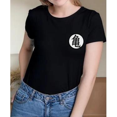 Imagem de Camiseta Camisa Adulto Feminina Masculina Algodão Dragon Bal l Z Kanji