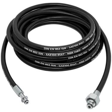 Imagem de Mangueira Trama Aço Lavadora Karcher HD585 K330 K3.98 K3.95 12 metros 