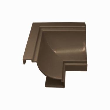 Imagem de Canto Interno p Acabamento em Forro PVC Imbuia c 100 un - Aurora Injet