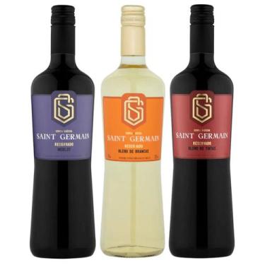 Imagem de Kit 2 Vinho Seco Saint Germain 750ml Serra Gaúcha