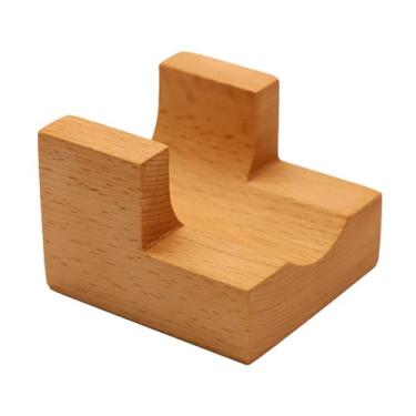 Imagem de Bothyi Suporte de madeira para tacos de sushi, suporte para rolos de sushi, bandeja criativa multifuncional rústica para servir em mesas de festa, centro de, 1 Grade