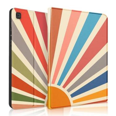 Imagem de Uppuppy Capa para Samsung Galaxy Tab S6 Lite de 10,4 polegadas crianças lindas meninas fólio feminino sol bonito adolescente estética única capa de tablet para Samsung S6 Lite Tab Cases SM-P610/P613/P615/P619