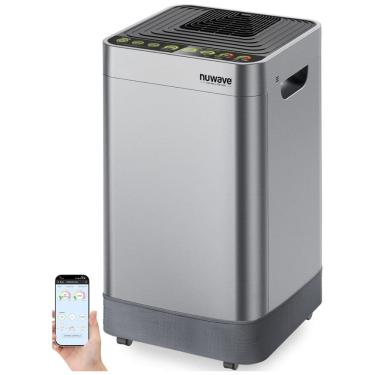 Imagem de Purificador de ar inteligente OxyPure com filtragem de 5 estágios para salas grandes de até 2.934 pés quadrados Nuwave