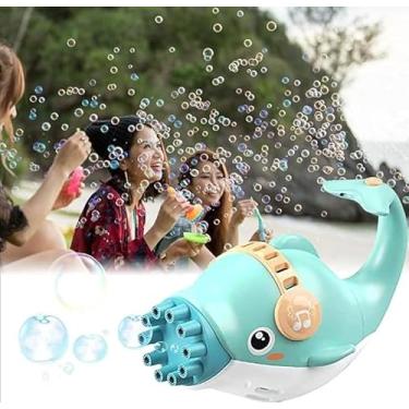 Imagem de Lança Bolhas de Sabão Golfinho (Rosa/Azul) (Azul)