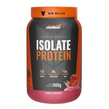 Imagem de Whey Isolate Protein Pote 900g New Millen Morango