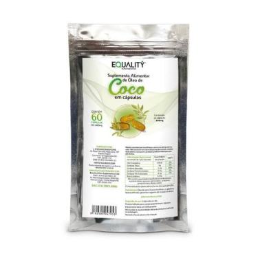 Imagem de Óleo de Coco 1400mg Refil 60 Cápsulas em Softgel - Equality Suplemento
