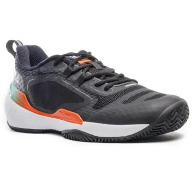 Imagem de Tênis Fila Winner Clay Masculino - Preto e Laranja, 39