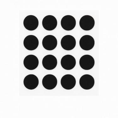 Imagem de Protetor Almofada Adesiva De Feltro Diâmetro 1,8cm 32 Peças Anti Impac