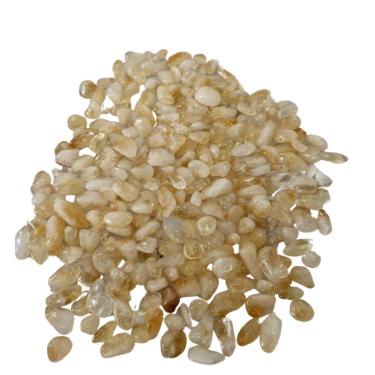 Imagem de Pedra Cascalho Citrino Rolado 250 gramas Natural