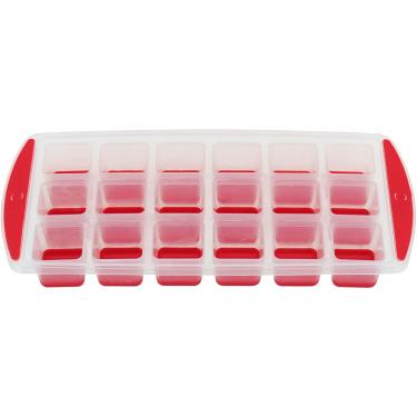 Imagem de Forma de Gelo Plástico 3x13x27cm Vermelho