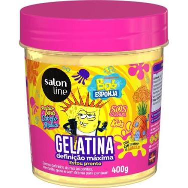Imagem de Gelatina Capilar Salon Line Kids Bob Esponja Definição Máxima 400g