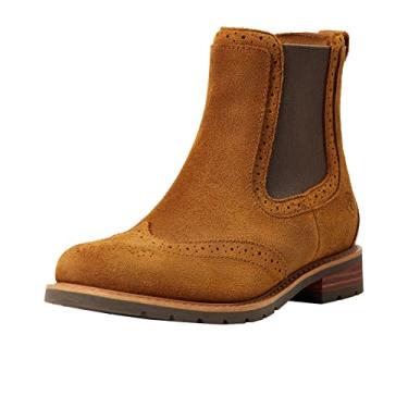 Imagem de Ariat Wexford Brogue feminino impermeável, Bomber marrom, 38