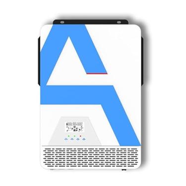 Imagem de Inversor Híbrido Solar Off-Grid 3.2KW 24V DC para 220-230V AC, Inversor Pro MAX com Controlador de Carga Solar MPPT de 80A, Funciona com Baterias de Chumbo Ácido e de Lítio de 12V