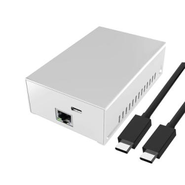 Imagem de YLIDXY Adaptador Ethernet USB 4.0 para 10G compatível com portas Thunderbolt 3 ou Thunderbolt 4