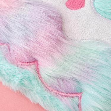 Imagem de Acouto Caderno Elegante de Diário de Pelúcia Em Cor Gradiente Com 80 Páginas - Diário Multifuncional para Estudantes e Escritores (Estrela)