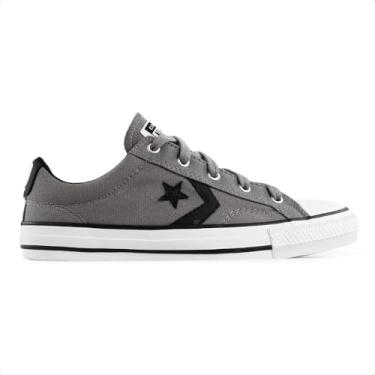 Imagem de Tênis Converse All Star Player Cano Baixo Cinza Preto e Branco - Masculino - 41 - Cinza