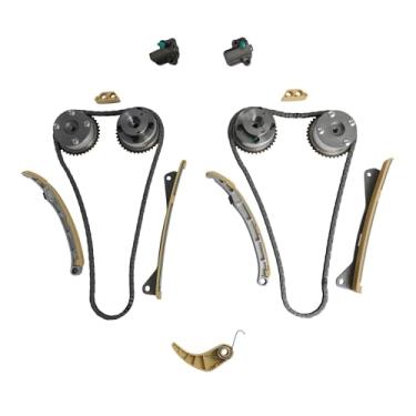 Imagem de 243703CGA0, 24321-3L100 Kit de corrente de distribuição com tensor e engrenagem, 3,3L 3,8L para K-i/a Sorento Sedona Stinger Telluride Cadenza K900, para G-e/nesis A-z/era Palisade S-anta 2012-2022