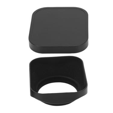 Imagem de Luocute Capa de Lente de Metal Quadrada, Capas de Lente de Câmera Com Tampa Parafuso de Metal Quadrado de Liga de Alumínio Em Capa de Lente para Acessórios de Câmera Fotográfica