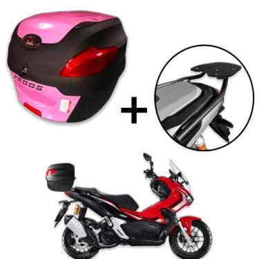 Imagem de Baú 41 litros Awa Proos com Bagageiro para Honda ADV 150 2021+, Rosa