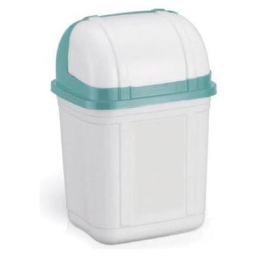 Imagem de Lixeira Pia Cozinha Banheiro Com Tampa Retrátil 4 Litros - Nitron, Ver