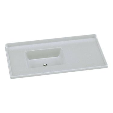 Imagem de Pia De Cozinha Mármore Sintético 100x53cm Multimóveis CR20478 Off White