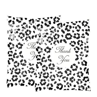 Imagem de Saco de polietileno padrão leopardo, tamanho 25 x 33, embalagem com 25 envelopes, adequado para correspondência, embalagem de saco de polietileno, adequado para pequenas empresas (presentes de feriado
