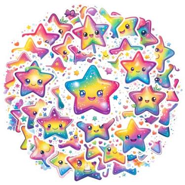 Imagem de 50 peças adesivos Star Teacher Reward, artigos de papelaria, vibrantes, acessórios para telefone faça você mesmo, guitarra, notebook, mala, copo, laptop, motocicleta, bagagem, telefone