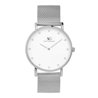 Imagem de Relógio feminino Harlem Diamond Silver 40mm-Saint Germain