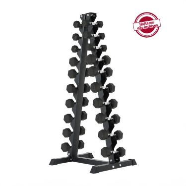 Imagem de Expositor Torre Suporte para Halteres Pesos e Dumbbells de 1 a 10kg Gallant Elite (GTE20VFEA-PT)