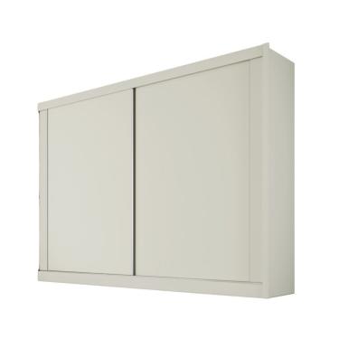 Imagem de Guarda Roupa Creta 100% Mdf Com 2 Portas Móveis Europa Off White/amêndoa/off White