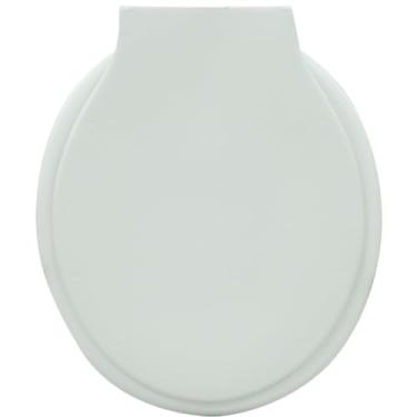 Imagem de Assento Sanitário Injetado Vision Tampa Oval Redondo (BRANCO (SOPRADO))