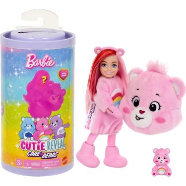 Imagem de Boneca Barbie Cutie revela Chelsea com fantasia de Care Bears