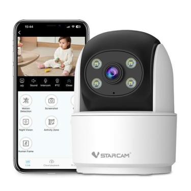 Imagem de Câmera de segurança VSTARCAM 3MP Indoor 2.4G WiFi com rastreamento aut