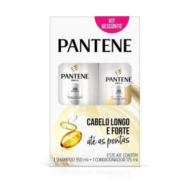 Imagem de Kit Shampoo 350ml + Condicionador 175ml Pantene Liso