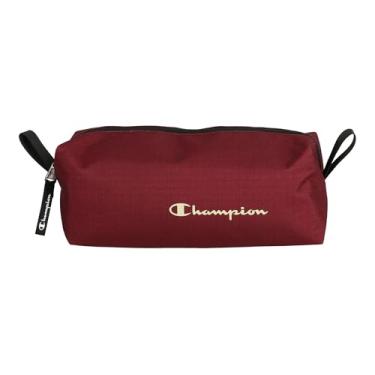 Imagem de Champion Bolsa de higiene de viagem pendurada - 25,4 x 9,9 x 9,9 cm - Kit Dopp para homens e mulheres - Organizador de cosméticos resistente à água com 2 garrafas em conformidade com TSA - Acessórios