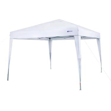 Imagem de NTK, Gazebo Duxx Nautika, 3m x 3m, Proteção UV50 e Estrutura Articulada, Montagem Rápida, Ideal para Praia, Camping e Eventos, Quiosque ou Cabana, Azul e Branco
