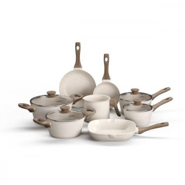 Imagem de Jogo de Panelas Com 8 Peças Mimo Style Cook Marmol Vitrocerâmico Induç