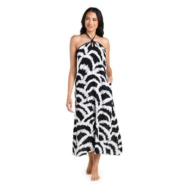 Imagem de La Blanca Saída de praia maxi feminina, Preto, M
