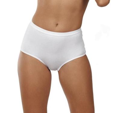 Imagem de Calça Clássica DeMillus 57051 Cotton, Branco, EG