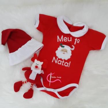Imagem de Body de bebê personalizado de Natal cavado - Natália Araujo HD, Papai 