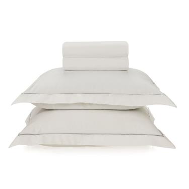 Imagem de Jogo De Cama Queen Karsten 200 Fios Percal 100% Algodão Deli