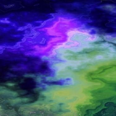 Imagem de Quadro Decorativo Estampa Painting Rainbow Colorido para Sala, Quarto e Escritório 30x30cm