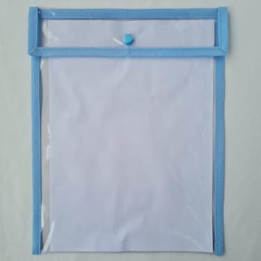 Imagem de Porta Certidão de Nascimento Pasta para Documentos Plástificada (Azul Claro)