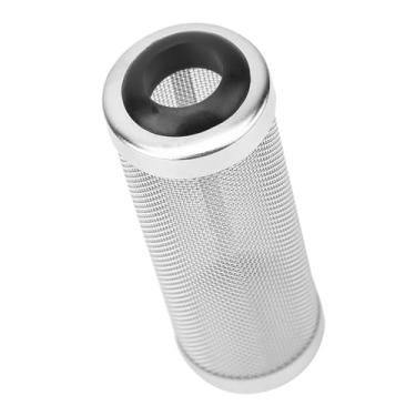 Imagem de Chiffonade Capa protetora de filtro de aquário de 12 mm/16 mm, protetor de malha de aço inoxidável para bomba de aquário evita ingestão de peixes pequenos de camarão (16 mm)
