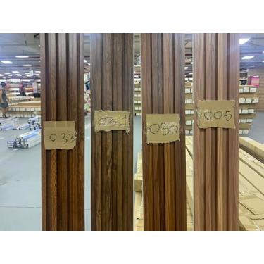 Imagem de Painel Ripado PVC, Revestimento Decorativo em Madeira, para Parede Interna, Acabamento Amadeirado