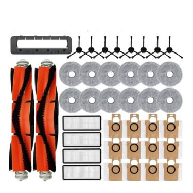 Imagem de Compatible With Xiaomi Robot Vacuum S20 / X20 + / X20 Plus Parts Accessories Main Side Brush Hepa Filter Mop Cloth Dust Bag Replacement(WHITE)