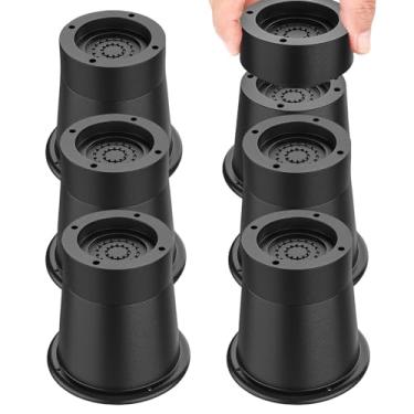 Imagem de MCXYEM Elevador de cama/elevador de cama/elevador de cama/elevador de móveis/elevadores de mesa/elevadores de moldura criar armazenamento sob a cama resistente para ajuste de altura de móveis redondo