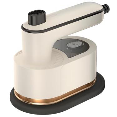Imagem de LUMINFLY Mini vaporizador de roupas portátil, ferro de passar roupa portátil para viagens, aquecimento rápido, compacto, metal ABS para animais de estimação, sem rugas para vestidos e ternos