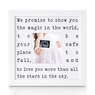 Imagem de THYGIFTREE Presente de padrinho para afilhado, afilhado, afilhado | presente de batismo, batizado de madrinha, padrinho e tia | Porta-retrato de lembrança sentimental | Presentes de bebê recém-nascido